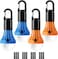 Lepro LED Camping Lantern, Camping Essentials, AAA Batteries Included, 4 Packs, Daylight White Cool White Soft Modes, Hanging Tent Light Bulbs with Clip Hook for Camping, Outdoor and Indoor