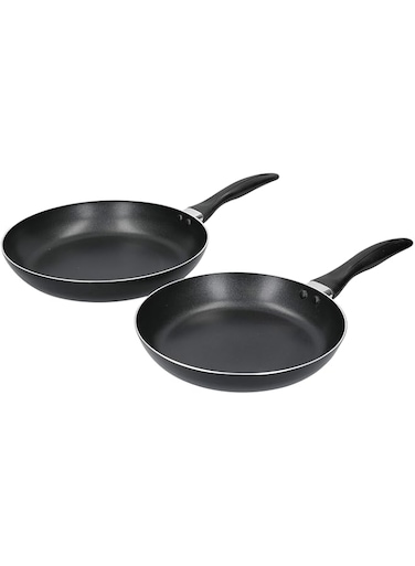 KitchenCraft Non Stick Frying Pan Set in Gift Box, 28cm &amp; 24cm Aluminium Frying Pans