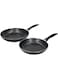 KitchenCraft Non Stick Frying Pan Set in Gift Box, 28cm &amp; 24cm Aluminium Frying Pans