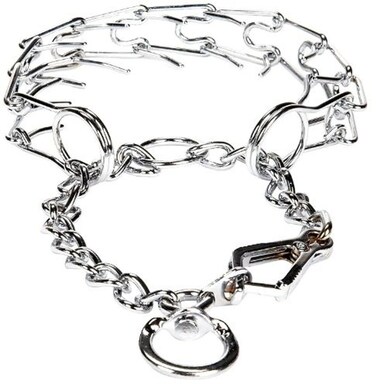 PETMATE ASPEN PET PRONG TRAINING 3.8MM X 22inch DOG COLLAR SNAP