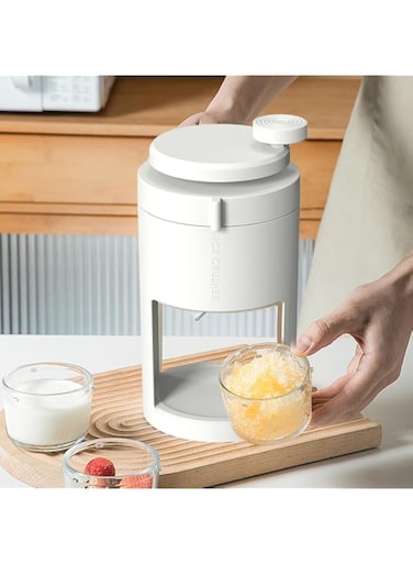 Eacam Shaved Ice Machine Manual Ice Shaver DIY Crushed Ice Maker Portable Snow Cone Machine with Ice Mold for Party Making Snowcones Ice Cream and Slushy Ice Shaver Machine