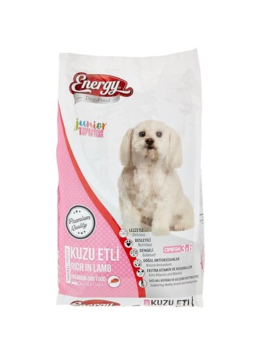 ENERGY PUPPY FOOD - Premium Puppy Dry Food, Lamb Flavor, Balanced Nutrition, Energy and Taste - 3Kg