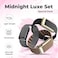 WHOOP 5.0 Bands Multi-Pack &ndash; 3 Pack Stylish Wrist Straps, Flexible All-Day Comfort with Adjustable Stainless Steel Slider For Her Women  &ndash; Designed for Everyday &amp; Active Wear