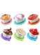 Aowin 6 Pack Salad Dressing Container With Lids,Stainless Steel Salad Dressing Container,Reusable Dipping Sauce Cups Set,Small Leakproof Condiment Containers for Lunch Bento Box, Work,School,Picnics