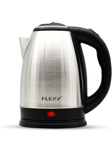 Flexy 1.8 Litre Concealed Coil Stainless Steel Kettle-2 Years Warranty, Silver, Ktle-Flh57Ss-1.8L