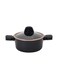 20 cm Premium Diamond Series Aluminum Casserole- RF12631/ with Swiss Made PFLOUN Nonstick, 5 Layer Construction/ Heat Resistant Bakelite Handles and Knobs, Tempered Glass Lid, Eco-Friendly/ Perfect for Stews, Soups, Curries, Pastas, etc.
