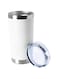 HASLE OUTFITTERS 20oz Tumblers Bulk Stainless Steel Cup with Lid Double Wall Vacuum Insulated Coffee Mug for Cold &amp; Hot Drinks 1 Pack, White
