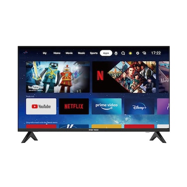 Star Track LED 65" 4K Smart TV   Android 14, Ultra HD, Netflix, YouTube, Shahid, Miracast, Bezel less, Satellite receiver