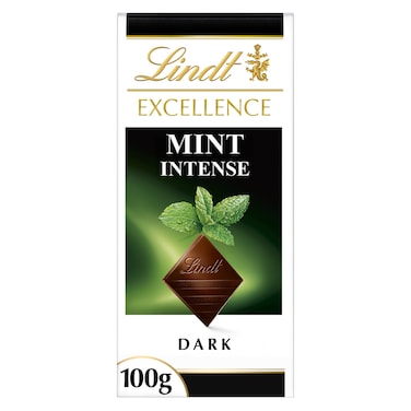 Lindt Excellence Mint Intense Dark Chocolate, 100g