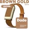 Dado Luxe Tapered Leather Replacement Band Compatible with WHOOP 5.0, One/ Peak Fitness Tracker &ndash; Durable &amp; Comfortable   Not for Whoop Gen 8