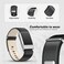 Dado Luxe Tapered Leather Replacement Band Compatible with WHOOP 5.0 Life/MG Fitness Tracker &ndash; Durable &amp; Comfortable   Not for Whoop Gen 7