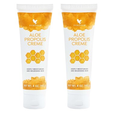 Forever Living - Aloe Propolis Creme - Skin Nourishment with Aloe Vera &amp; Bee Propolis - Moisturizing Cream with Vitamins A, E, and C - 4 oz (2 Pack)
