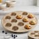 12-Cup Muffin Baking Pan &ndash; Non-Stick Light Golden Round Cupcake Tray   Durable Carbon Steel Cake Mold   Easy Release &amp; Even Heat Distribution   Oven Safe Bakeware