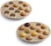 12-Cup Muffin Baking Pan &ndash; Non-Stick Light Golden Round Cupcake Tray   Durable Carbon Steel Cake Mold   Easy Release &amp; Even Heat Distribution   Oven Safe Bakeware