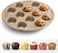 12-Cup Muffin Baking Pan &ndash; Non-Stick Light Golden Round Cupcake Tray   Durable Carbon Steel Cake Mold   Easy Release &amp; Even Heat Distribution   Oven Safe Bakeware