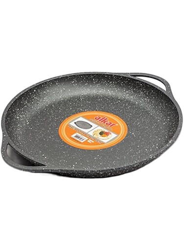 Alkar Non-Stick Frying Pan 38cm, Frying Pan Deluxe Value Set Large family, Frying Pan for frying fish and cooking with handles are shaped for comfort made in turkey