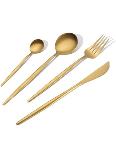 V A V 24-PIECE FLATWARE CUTLERY SET FOR 6 PEOPLE.