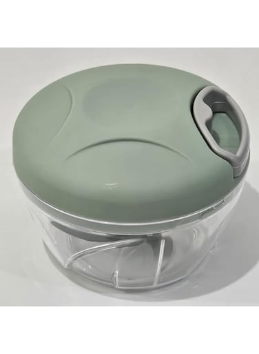 Timber Kitchen Manual Garlic Grinder Chopper,Manual Food Chopper,Mini Powerful Hand Chopper,Small Manual Veggie Chopper 500 ml