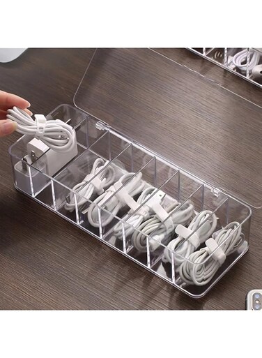 DAYONG Transparent Cable Storage Organizer