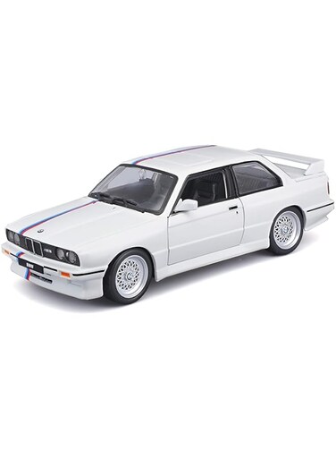 Bburago 1:24 Collezione (A) w/o stand - BMW M3 (E30) 1988 White. L 21100W