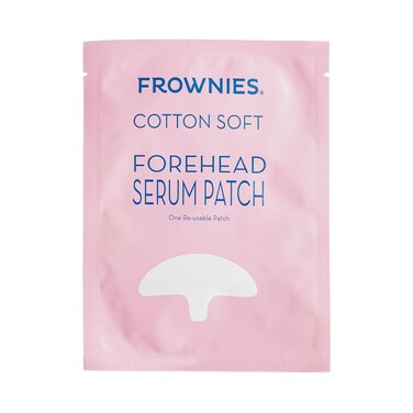 FROWNIESCotton Soft Forehead Serum Patch - Serum Infused Forehead Wrinkle Patch For Fine Lines &amp; Wrinkles - Reusable Hypoallergenic Facial Patch - Hydrating Face Mask to Plump Skin