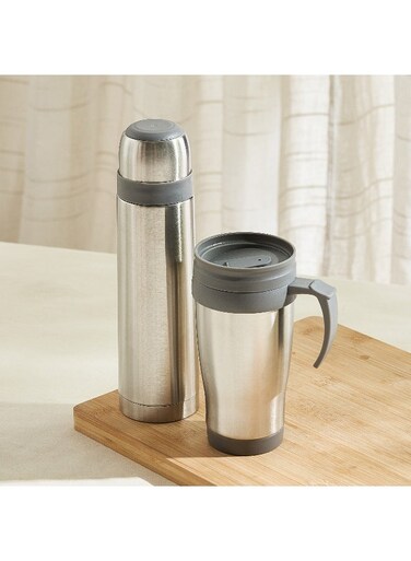 Box Natura Hot and Cold Vacuum Flask - Set of 2