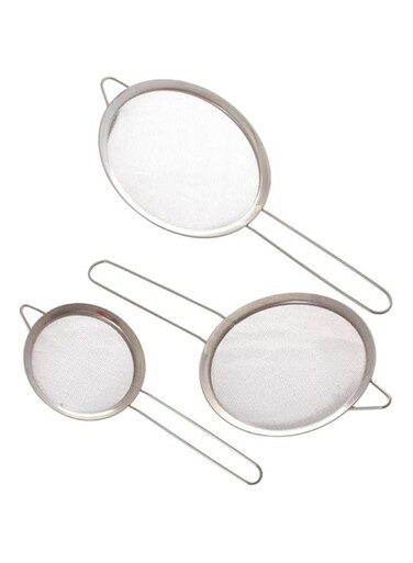 Dubai Gallery 3-Piece Oil Strainer Set Silver AMZ-N36486780A