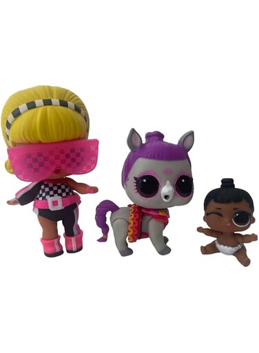 L.O.L. Surprise! LOL [Tot/Pet/Sis]-Drag Racer + Bunny Wishes + Her Lil MagestyDrag Racer + Bunny Wishes + Her Lil Magesty cute little Doll collection Toys For Girls