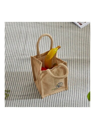 Box Go Green Lunch Bag Brown 17x23x17cm