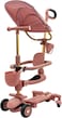 Lovely Baby 4-in-1 Toddler Scooter TG 8028  Kids Scooter w/ Adjustable Push Bar and Sun Shielding Canopy, Ages 1-12 Years Old - Pink