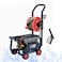 Makute 1500W Electric Pressure Washer, 220-240V, 45-80 Bar Working Pressure, 96mm Engine Diameter, with Water Column Round Nozzle &ndash; Ideal for Home, Car, and Patio Cleaning, HPW121-60P