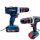 BONAI 36VF Cordless Electric Drill, 40N.m Torque, 3/8" (10mm) Chuck, 2-Speed 0-350/1400 RPM, Lithium-Ion Battery Powered, Compact Power Drill Set, CD005