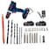 BONAI 36VF Cordless Electric Drill, 40N.m Torque, 3/8" (10mm) Chuck, 2-Speed 0-350/1400 RPM, Lithium-Ion Battery Powered, Compact Power Drill Set, CD005