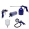 Makute 5 pc Pneumatic Air Tool Kit - Spray Gun, Inflator, Blower, and Hose Set- MKDGS5