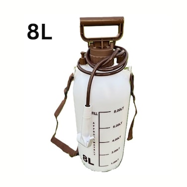 Portable Garden Camping Water Sprayer Hand Pump Pressure Sprayer Adjustable Nozzle, 5L Capacity, Shoulder Strap Ergonomic Handle for Outdoor Cleaning, Car Washing