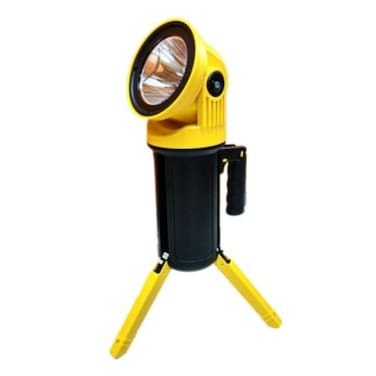 Rechargeable LED Spotlight Flashlight Tripod Stand &amp; Type-C Charging &ndash; Portable, High-Powered Handheld Torch for Camping, Emergencies, and Outdoor Adventures