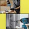 Bonai Cordless Rotary Hammer Drill 26mm, Brushless, 168VF Battery, 7.0Ah, 1000 RPM Concrete Hammer, Industrial Hammer Drill with 2 Batteries, Charger, Depth Gauge, Support Handle
