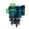 Bonai 16 Line 4D Green Beam Laser Level Self Leveling 360 Degree Multi Line Cross Line Vertical Horizontal USB Rechargeable High Precision Indoor Outdoor Construction Tool, BN-026L