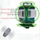 Bonai 16 Line 4D Green Beam Laser Level Self Leveling 360 Degree Multi Line Cross Line Vertical Horizontal USB Rechargeable High Precision Indoor Outdoor Construction Tool, BN-026L