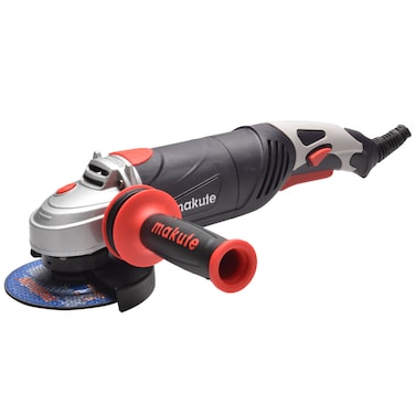 Makute Angle Grinder 1400W &ndash; 4.5-inch Corded Angle Grinder with 220-240V, 10800r/min No Load Speed, 100/115/125mm Disc Diameter, Aluminum Housing, Shaft Lock, Angle Grinder Accessories Included, AG007