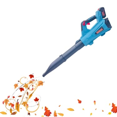 Bonai Cordless Leaf Blower, 168VF Li-Ion Battery, 24000 RPM, Lightweight Portable Blower with 2 Batteries, Charger, and Nozzles for Home, Garden, and Outdoor Cleaning, BN-HKBL020