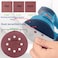 Bonai BN-GW2-125 Orbital Sander, 1000W, 230-240V, 6-Speed, 125mm Pad, Self-Vacuum Dust Collection, Includes P60, P80, P120 Sandpapers, 7000-13000rpm.