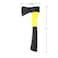 BOSS LIFE STYLE Gardening Tools Hatchet Axe Fiberglass Body Rubberized Handle Wood Cutting Axe, Camping Axe, Safety Axe 1 Kg