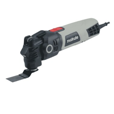 Makute MF122 400W Oscillating Multi Tool &ndash; Variable Speed Wood Trimmer, Sander &amp; Cutter (15000&ndash;22000 RPM, 3.5&deg; Angle, 3m Cable, 220-240V/110V)