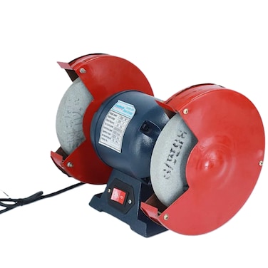 Makute 200mm Electric Bench Grinder, 550W, High-Speed 3000 RPM, Dual Grinding Wheels for Sharpening, Polishing &amp; Rust Removal - 220-240V / 110V, SIST-200