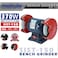 Makute Heavy Duty 150mm Bench Grinder, 370W Power, 3000 RPM, Dual Voltage 230/110V - Ideal for Sharpening, Grinding, and Polishing, SIST-150