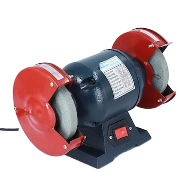 Makute Heavy Duty 150mm Bench Grinder, 370W Power, 3000 RPM, Dual Voltage 230/110V - Ideal for Sharpening, Grinding, and Polishing, SIST-150