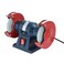 Makute 125mm Bench Grinder, 250W Induction Motor, Heavy Duty Cast Iron Base, 3000 RPM for Sharpening, Deburring, Rust Removal, and Metal Polishing, SIST-125