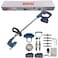 Cordless Grass Trimmer with 30000rpm, Lightweight design, Adjustable Brush Cutter,Weed wacker,Hedge trimmer, 168Vf 7.0Ah,Rechargeable batteries, Metal blades -BN-HK042