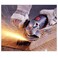 1400W  Angle Grinder with 100mm, 115mm, 125mm Versatile Disc Sizes, 10,800 RPM, M10/M14 Spindle Thread, Shaft Lock System Aluminum Housing - AG007